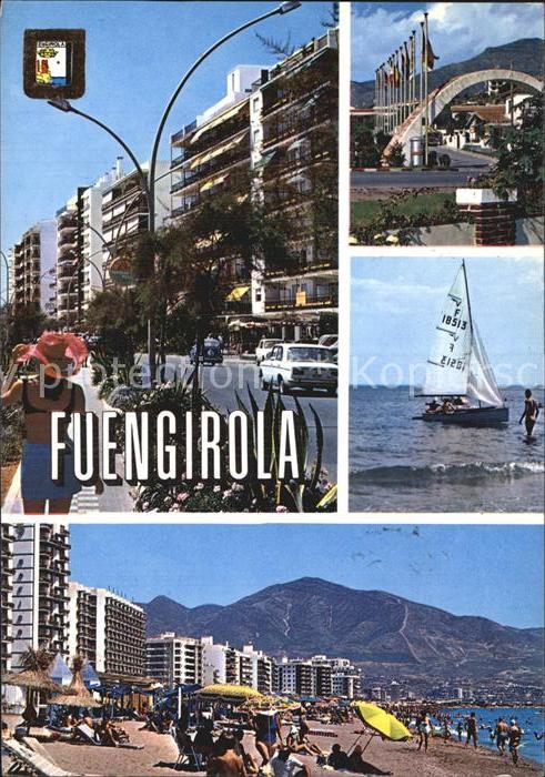 Fuengirola Promenade Segelboot Strand