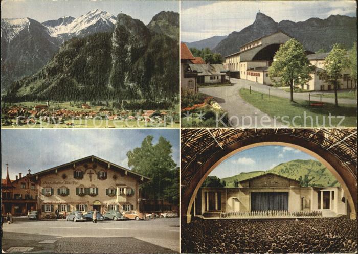 OBERAMMERGAU Bayern Kofel Notkarspitze Passionsspielhaus Hotel Alte Post