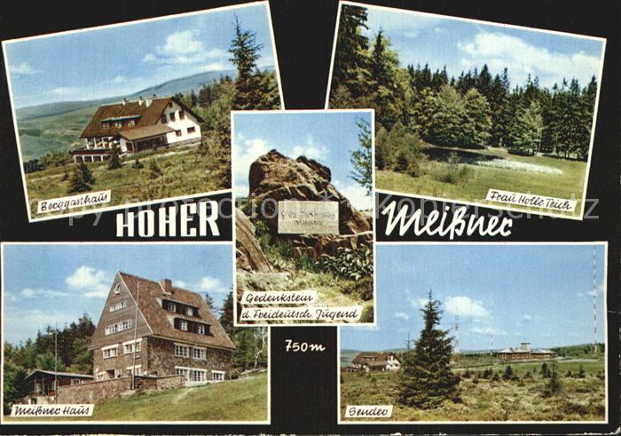 Meissner Frau Holle Teich Berggasthaus Meissner Haus