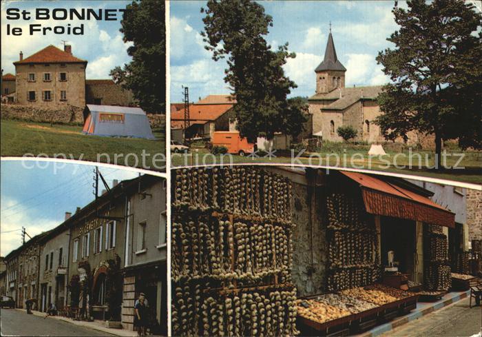 Saint-Bonnet-le-Froid Altstadt Knoblauchmarkt