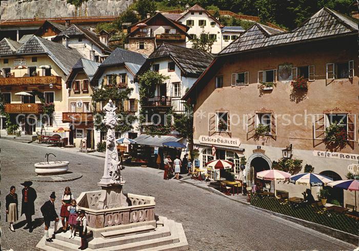Hallstadt Bayern am Hallstaettersee Marktplatz