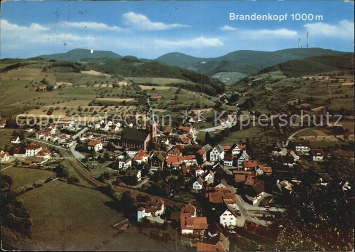 Oberharmersbach Brandenkopf Fliegeraufnahme