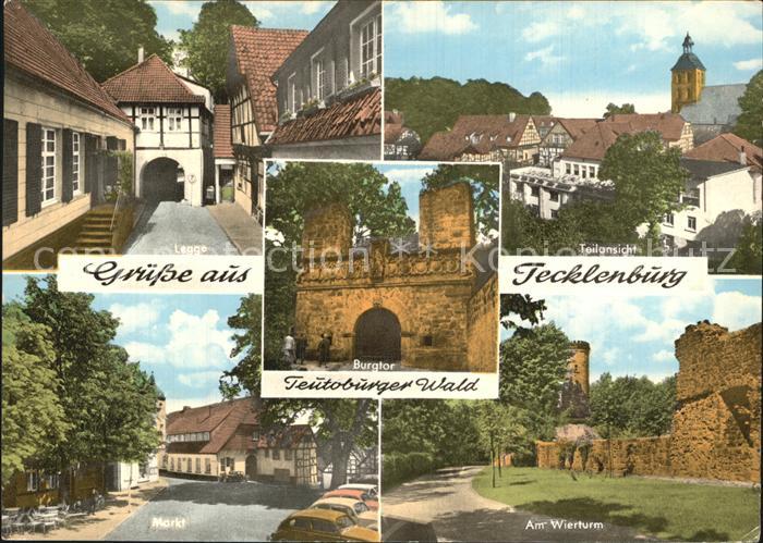 Tecklenburg Steinfurt NRW Burgtor Wierturm Markt Legge
