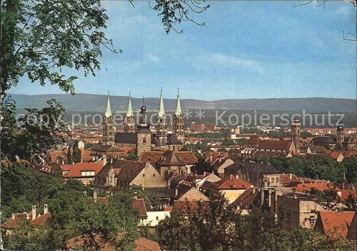 Bamberg Dom mit Jacobskirche von Westen