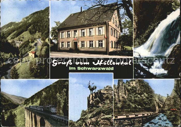 Hoellental Schwarzwald Gasthaus Pension Zur Birke Burg ueber Freiburg