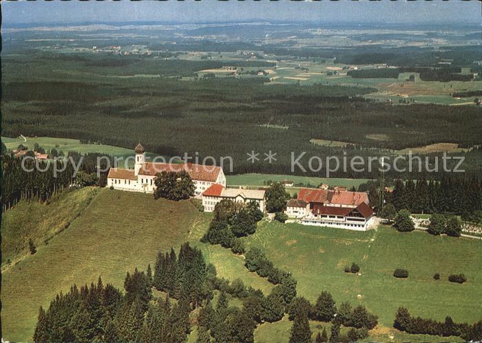 Hohenpeissenberg Fliegeraufnahme Berggasthof Bayrischer Rigi