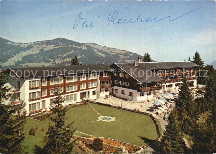 Sonthofen Oberallgaeu Allgaeuer Berghotel
