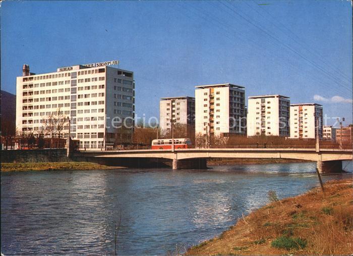 Skopje Skoplje Bruecke ueber Vardar