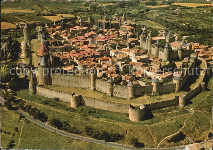 Carcassonne Fliegeraufnahme Cité