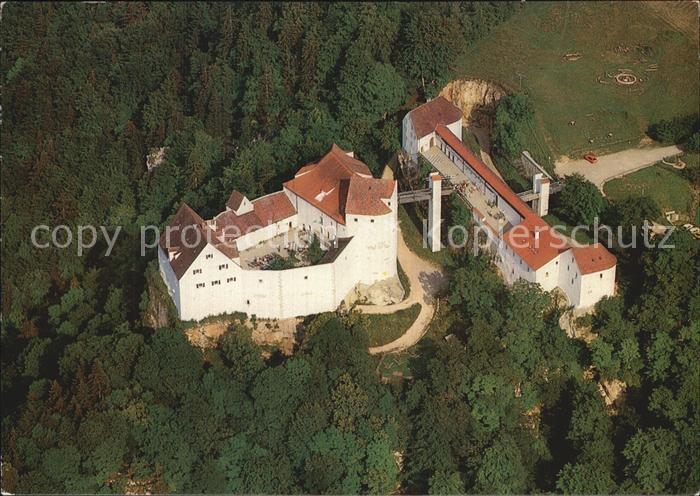 Leibertingen Fliegeraufnahme Jugendherberge Burg-Wildenstein