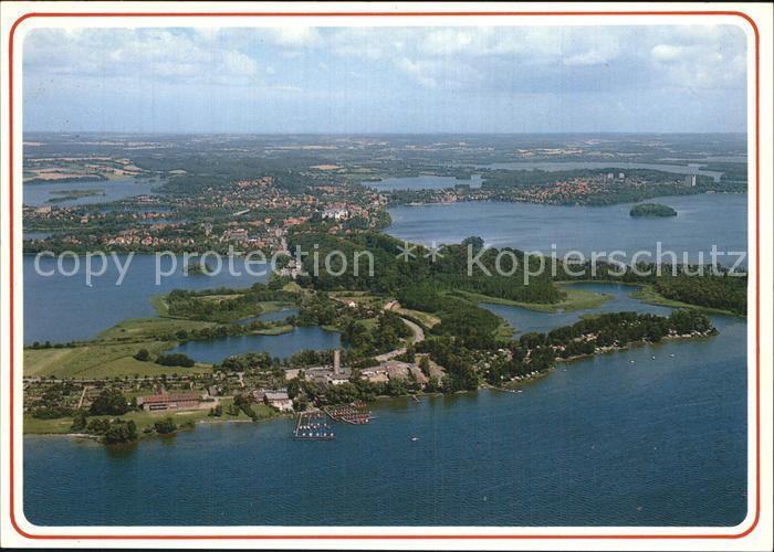 Ploen See Fliegeraufnahme Naturcamping Spitzenort