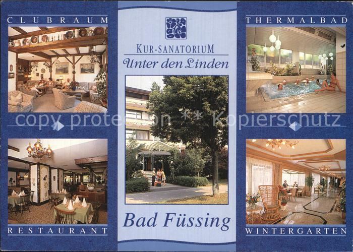 Bad Fuessing Kur-Sanatorium Unter den Linden