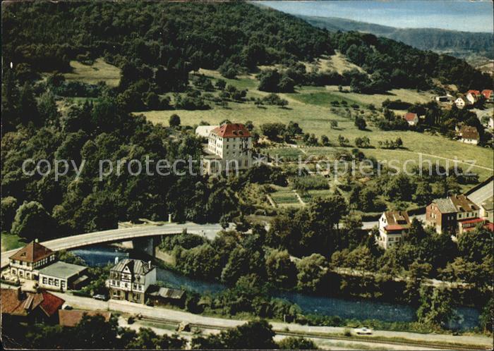 Heimbach Eifel Fliegeraufnahme mit Kloster