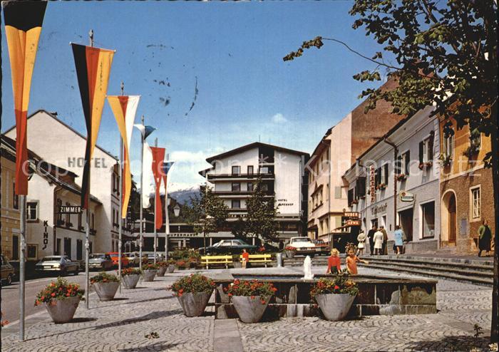 Obervellach Kaernten Hauptplatz