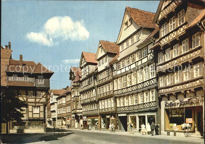 Hann. Muenden Langestrasse Fachwerkhaeuser