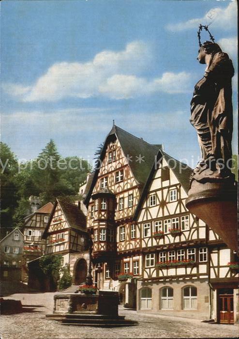 Miltenberg Main Marktplatz Schnatterloch Fachwerk