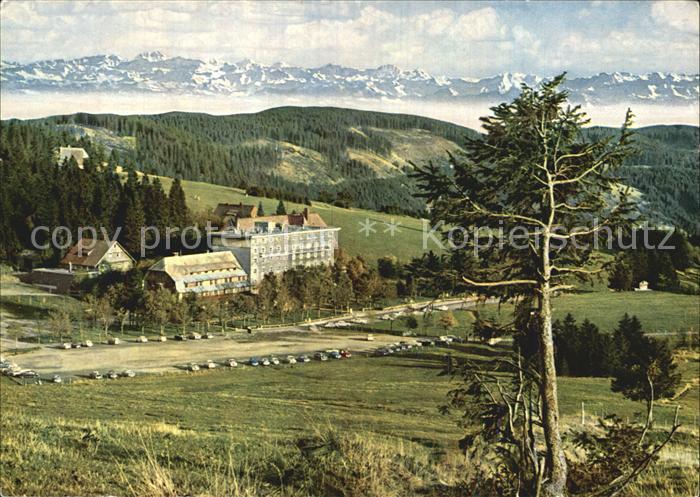 Feldberg Schwarzwald Hotel Feldberger Hof und Alpenkette