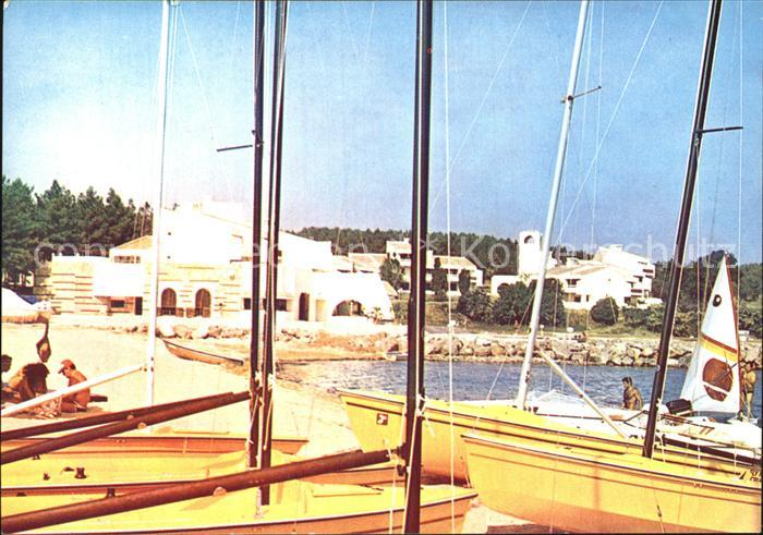 Bulgarien Seegelboote Feriensiedlung Djuni