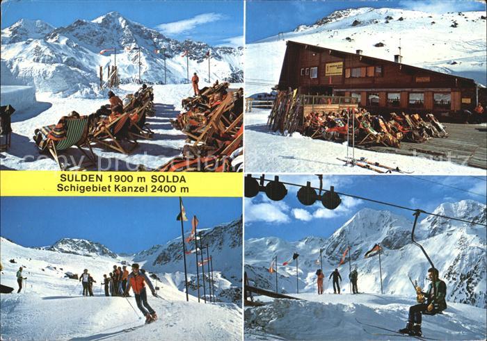 Sulden Solda Skigebiet Kanzel