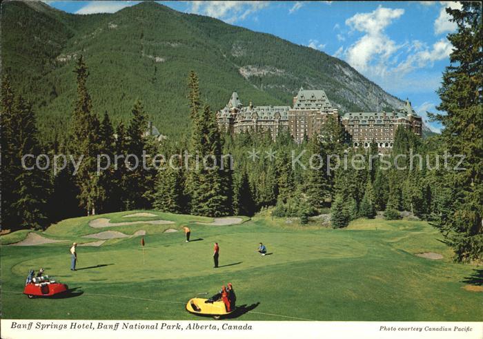 Alberta  Banff Springs Hotel National-Park Golfplatz