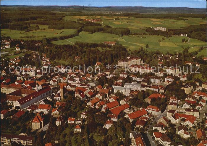 Bad Woerishofen Fliegeraufnahme mit Stiftungen Sebastianeum Kneippianmum und Kin