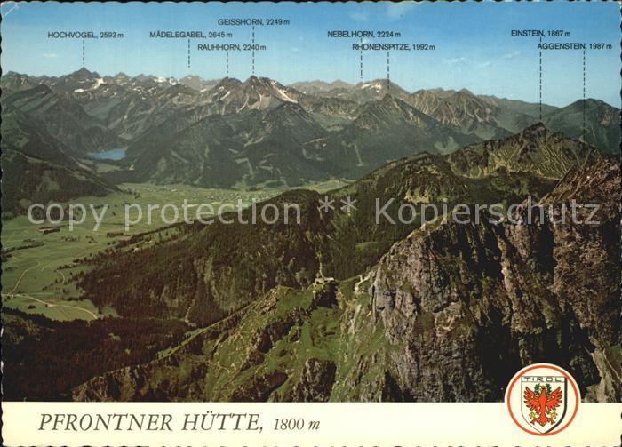 Pfronten Ostallgaeu Bayern Pfrontner Huette