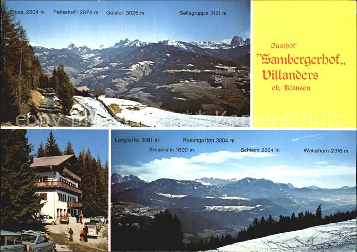 Villanders Villandro Gasthaus Sambergerhof Villanders