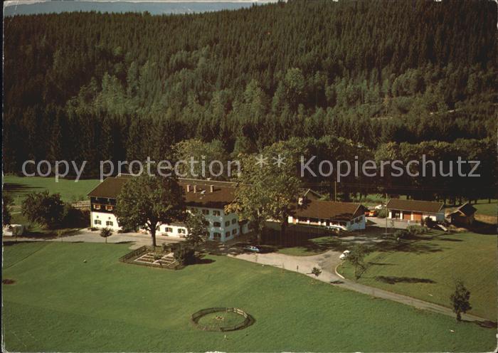 Steingaden Oberbayern Fliegeraufnahme Erholungsstaette Langau