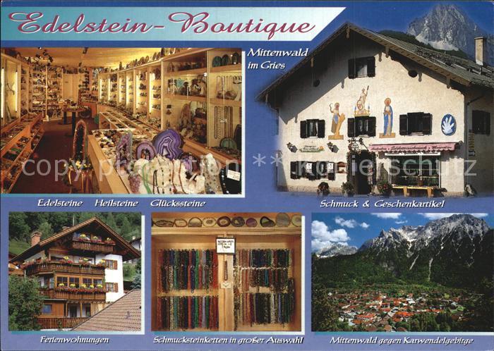 Mittenwald Bayern Edelstein Boutique