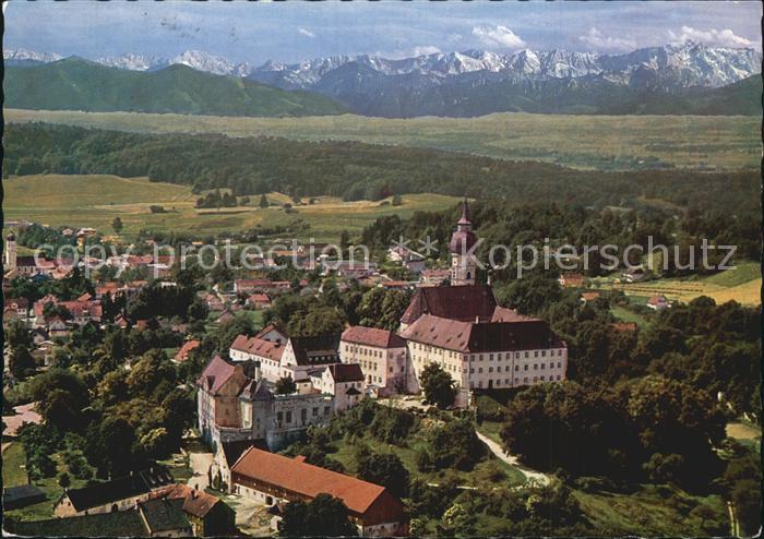 Kloster Andechs am Ammersee Fliegeraufnahme
