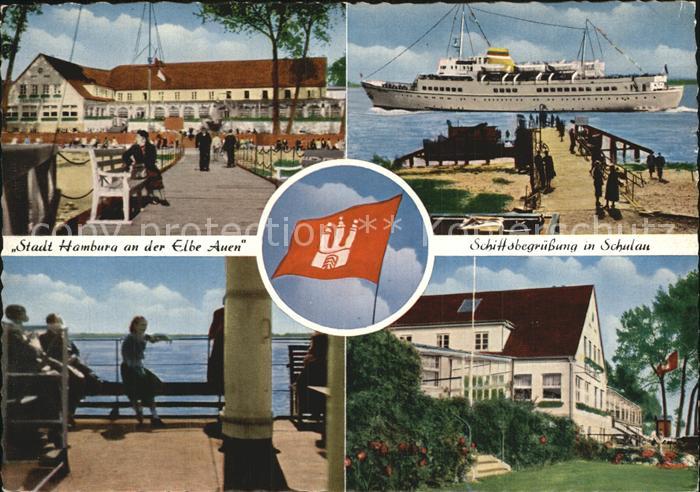 HAMBURG  CITY Schulau Schiffsbegruessung