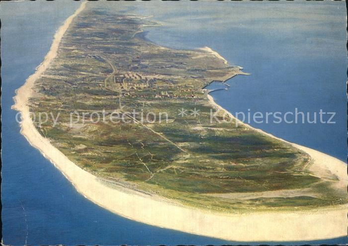 SYLT Insel Schleswig-Holstein Fliegeraufnahme Suedspitze Hoernum