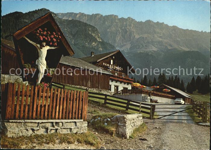 Leutasch Haemmermoosalm im Gaistal mit Teufengrat