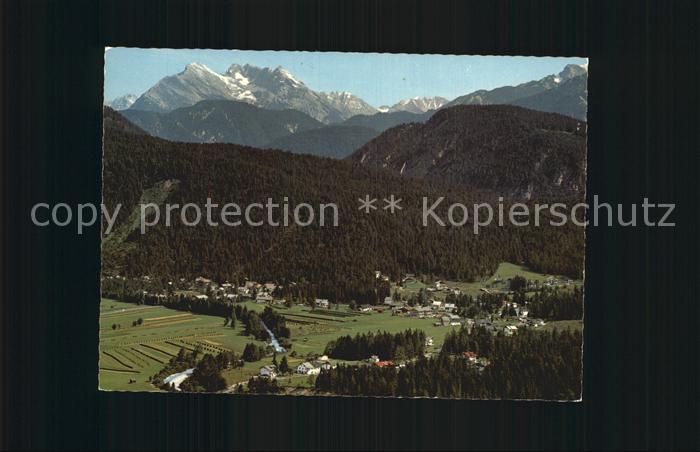 Leutasch Waidach Erholungszentrum Fliegeraufnahme