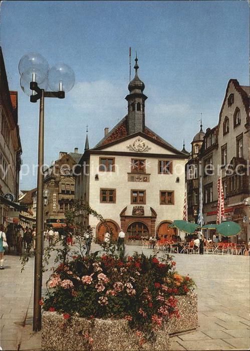 Bad Kissingen Marktplatz mit Rathaus