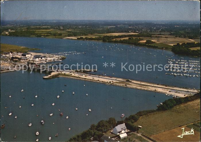 Arzal Fliegeraufnahme mit Hafen