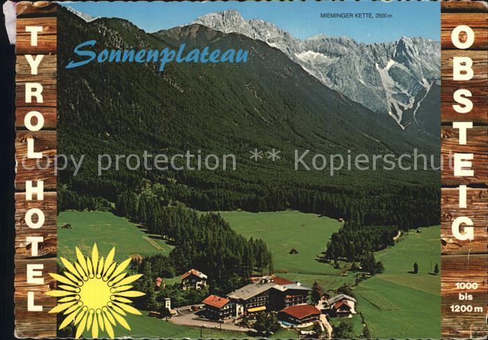 Obsteig Tirol Hotel Tyrol Sonneplateau