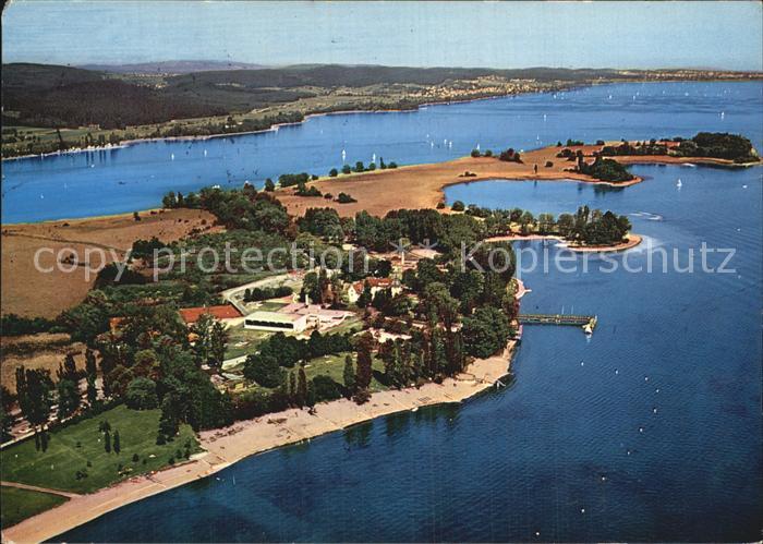Radolfzell Bodensee Halbinsel Mettnau Fliegeraufnahme