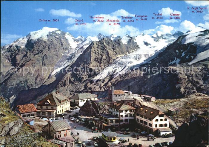 Stilfserjoch Passo dello Stelvio Passo dello Stelvio Fliegeraufnahme