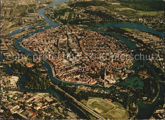 LueBECK  CITY Fliegeraufnahme