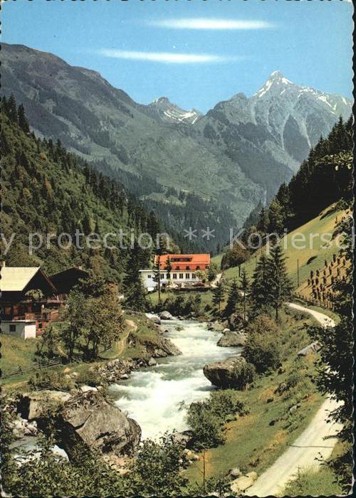 Mayrhofen Zillertal Gasthof Pension Zillergrund mit Brandbergkolm Zillertaler Al