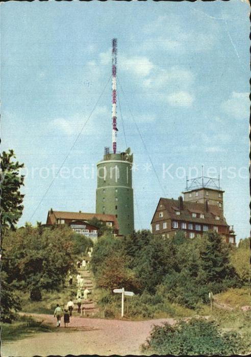 Grosser Inselsberg Berggasthof Sender Aussichtsturm