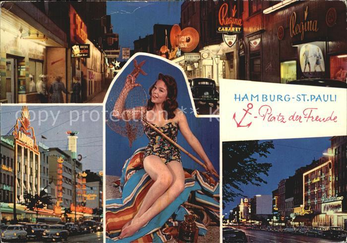 St Pauli Platz der Freude Nachtaufnahme