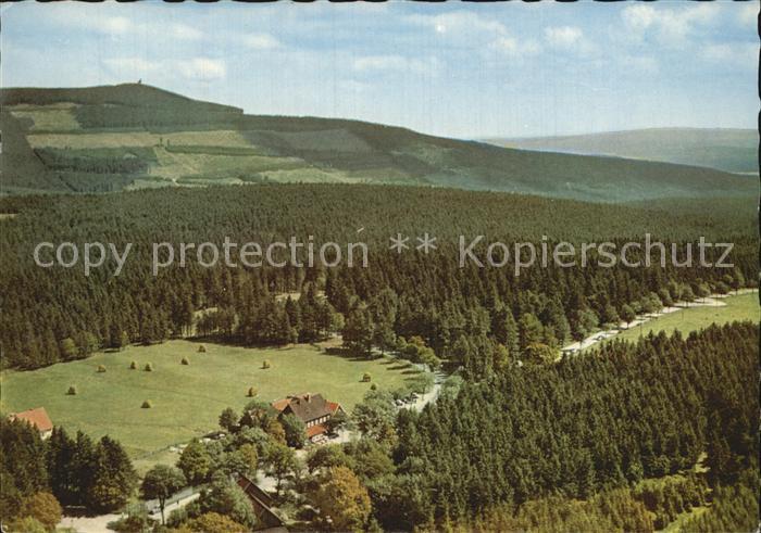 Braunlage Harz Gaststaette Koenigskrug Fliegeraufnahme