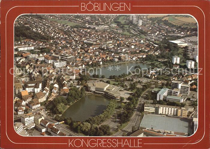 Boeblingen Kongresshalle Fliegeraufnahme