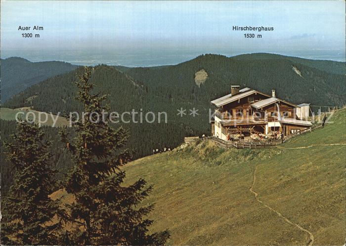 Kreuth Tegernsee Berggaststaette Hirschberghaus Auer Alm Starnberger See