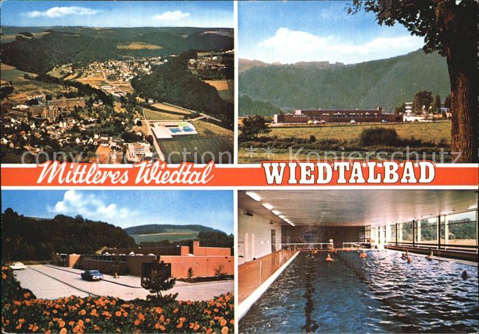 Waldbreitbach Wied Wiedtalbad Panorama Mittleres Wiedtal
