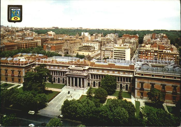 Madrid Spain Museo del Prado Museum vista aerea