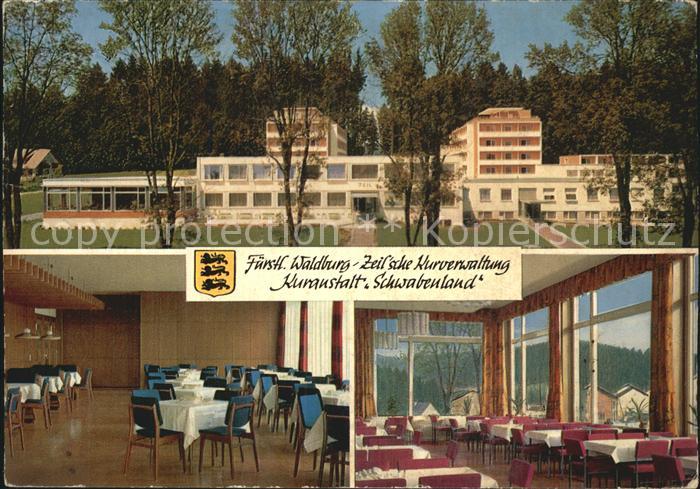 Neutrauchburg Fuerstl Waldburg Zeilsche Kurverwaltung Kuranstalt Schwabenland