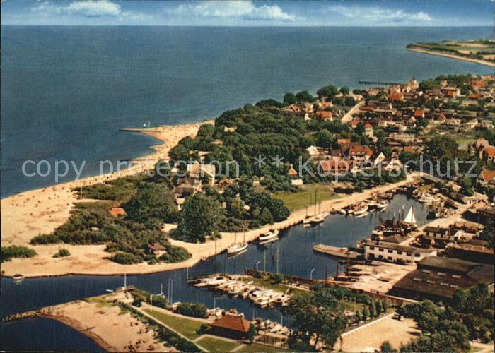 Niendorf Ostseebad Hafen Kueste Fliegeraufnahme